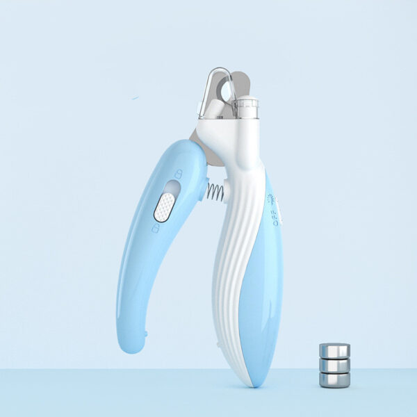 Pet Nail Clippers Dog Nail Clippers Cat Nail Clippers LED Electric Nail Grinder Pet Supplies LED Light Pet Nail Clippers - Image 2
